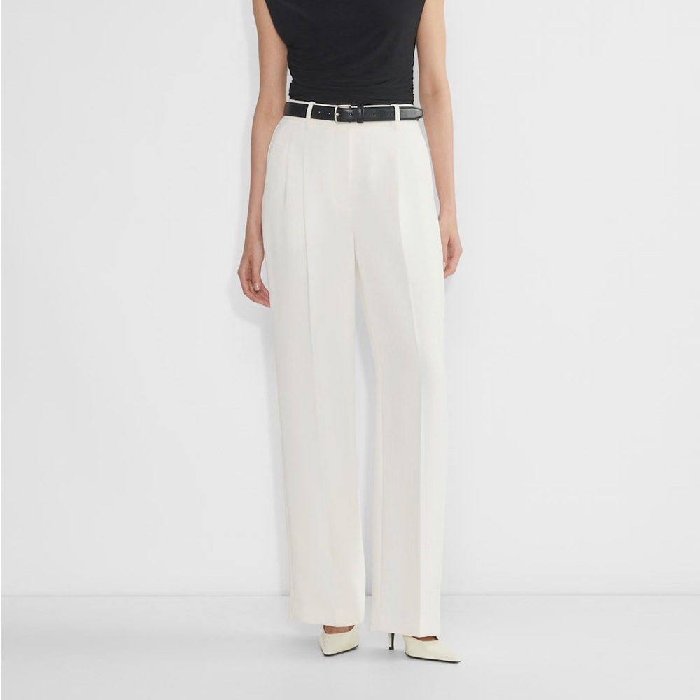 Aritzia Wilfred Effortless Pants Light Birch